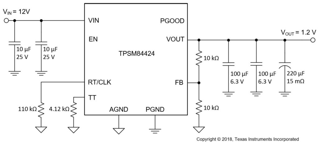 Texas Instruments TPSM84424 4A Power Module - OnElectronTech